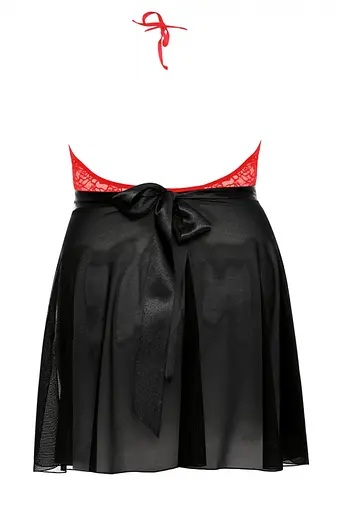 Комплект белья Anais Lydia 3XL/4XL черный с красным - фото 4