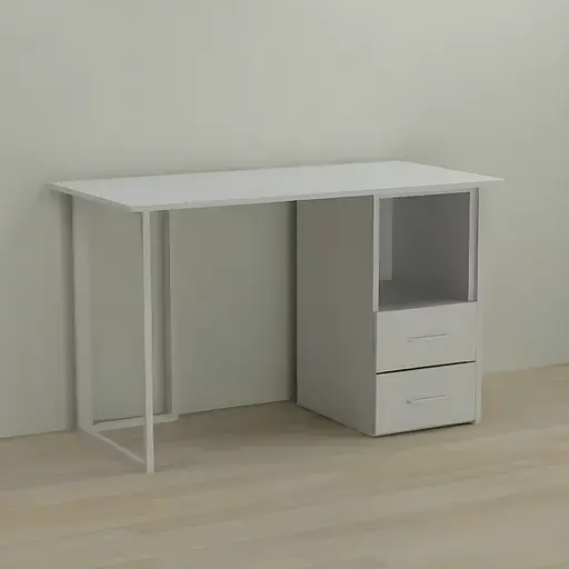 Комп'ютерний стіл Ferrum-decor Отто 75x120x70 білий ДСП Білий 32мм (FRD-101046)