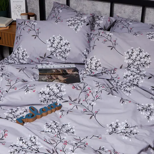 Підковдра Moon&Star Бязь Gold Люкс Winter Branches Євро 200x220 см - фото 4