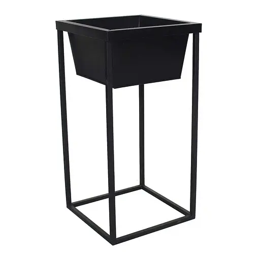 Кашпо Engard на металевій підставці 30х30х60/30х30х16 см (ME-02) - фото 2