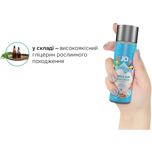 Лубрикант на водной основе System JO H2O - Candy Shop - Bubblegum (60 мл) - фото 4