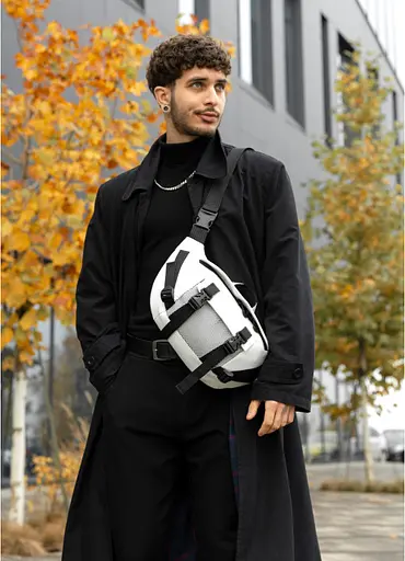 Велика чоловіча поясна сумка бананка Sambag 38х21 см sum0027303 - фото 11