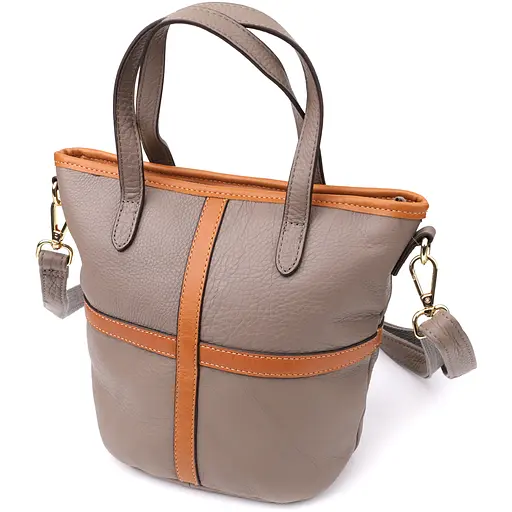 Вместительная сумка Vintage из натуральной кожи для женщин 25х33х13 см sum0027564 - фото 2