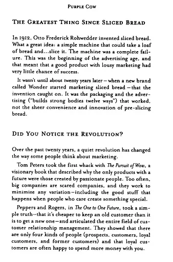 Purple Cow: Transform Your Business by Being Remarkable - фото 10