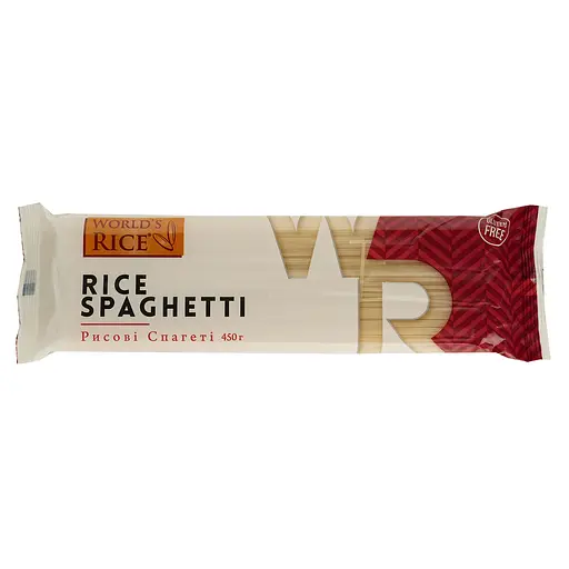 Спагетти рисовые World's Rice 450 г - фото 1