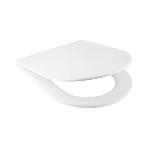 Сиденье для унитаза Qtap (Swan, Jay) с микролифтом Slim QT1699SC5176W, Белый - фото 3