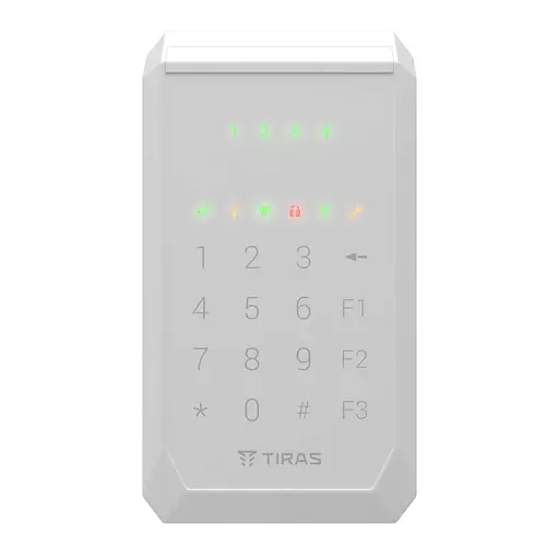 Клавіатура Tiras K-PAD4 White на 4 індикатори зон (21-00025) - фото 3