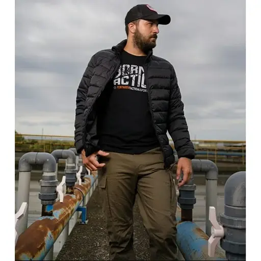 Футболка Pentagon Ageron T-shirt Born For Action L Black - фото 2