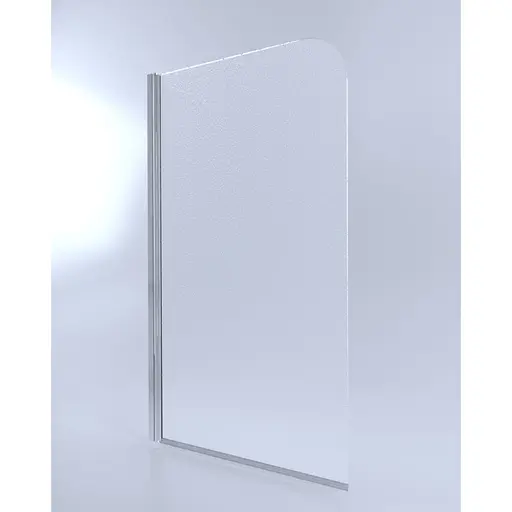 Шторка для ванны Qtap Standard CRM407513APL Pear, Левая, матовый, хром - фото 2