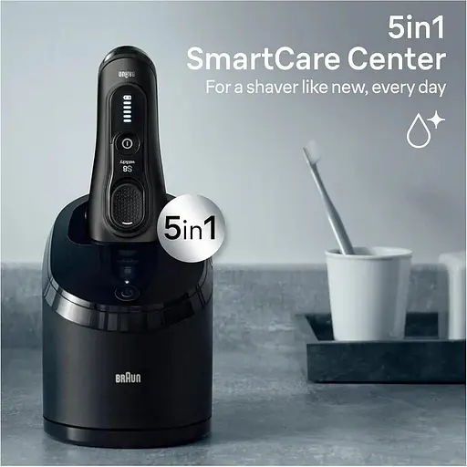 Электробритва Braun Series 8 Smart Electric Shaver 8560cc водонепроницаемая аккумуляторная для мужчины - фото 2
