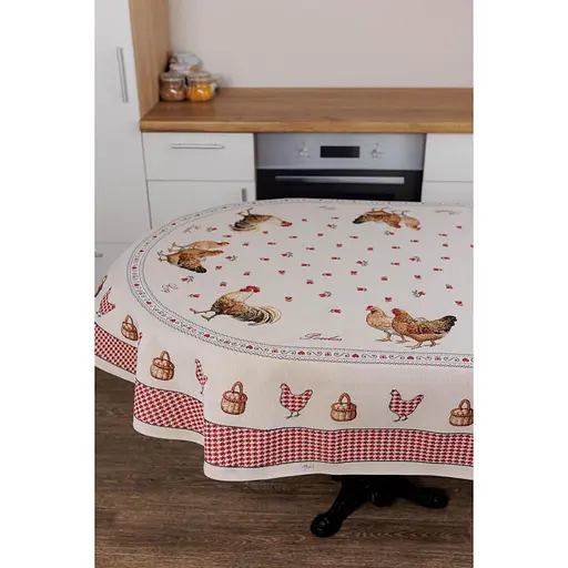 Скатерть Добробут Прованс овальная 136х180 см (44418) - фото 3