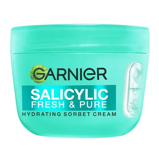 Крем-сорбет для лица Garnier Salycylic Fresh & Pure увлажняющий с салициловой кислотой для придания свежести и матовости коже 85 г