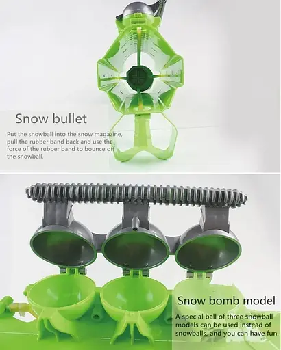 Сніговий бластер для дітей SnowBalls Gun - фото 4