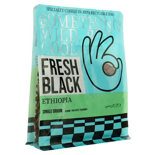 Кава в зернах Fresh Black Ethiopia 200 г