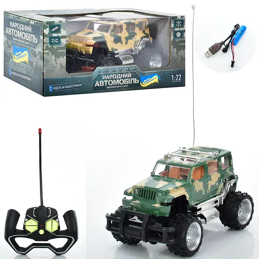 Джип на радіокеруванні, 17 см, акумулятор, 1:22, 25x13.5x11.3 см (В асортименті) - фото 2