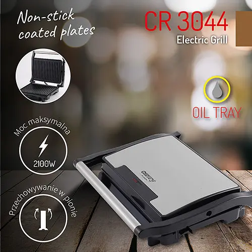 Гриль электрический контактный Camry CR 3044 - фото 8