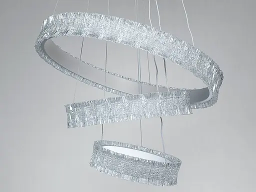 Люстра LED подвесная черная 140Вт пульт до 25м² - фото 4