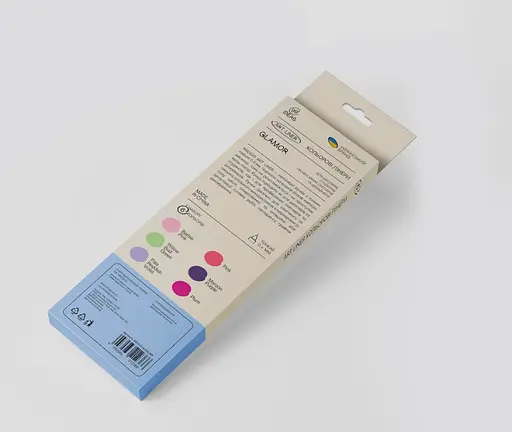 Набір кольорових лінерів, 6 кольорів, 6 set Glamor, IDEA10-AL6GLMR, 99IDEAS - фото 3