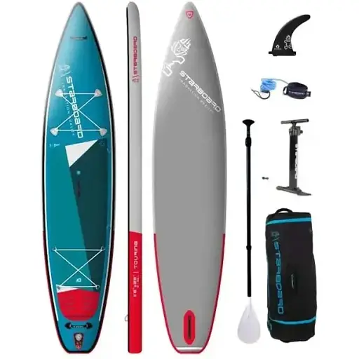Sup-дошка StarBoard Inflatable Sup 11'6 X 29 X 6 Touring Zen Roll SC With Paddle Сірий/Синій (1053-2011230601011)