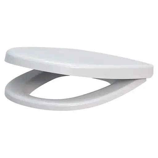 Сидение для унитаза Cersanit Slim Wrap K11-2343-PT Soft Close из дюропласта антибактериальное - фото 1