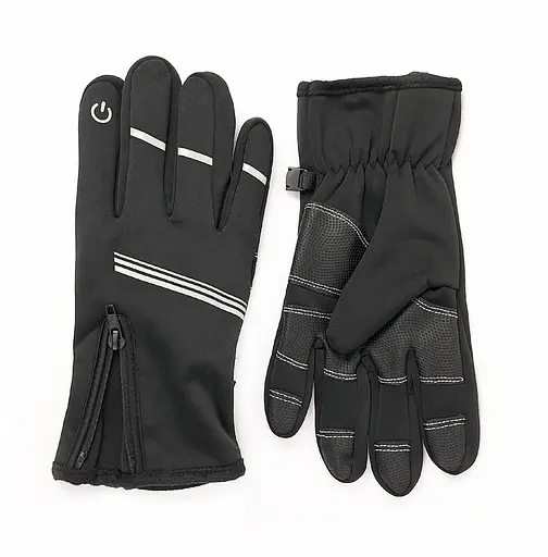 Велорукавиці з довгими пальцями West Biking YP0211201 touch L чорні (G0001084)