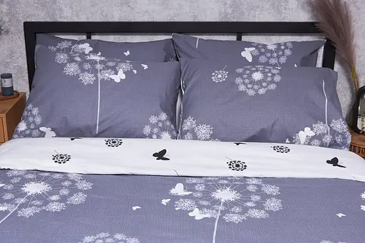 Комплект постельного белья Moon&Star Бязь Gold Люкс Hogweed King Size 220x240 наволочки 2х50х70 - фото 2