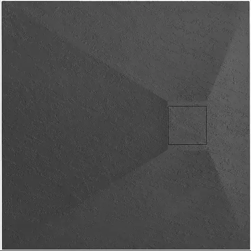 Душовий піддон Rea Magnum 90x90 black REA-K3334 Чорний матовий - фото 1