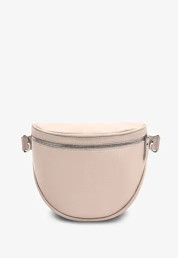 шкіряна сумка поясна-кроссбоді Vacation світло-бежевий флотар - фото 2