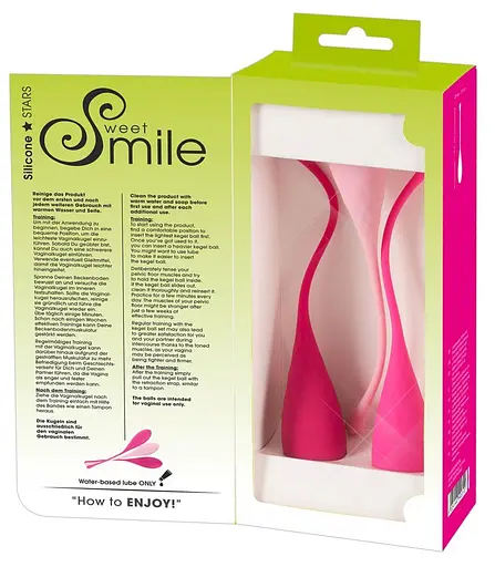 Вагінальні кульки Sweet Smile 3 Kegel Training Balls 3 шт (мульти) - фото 8
