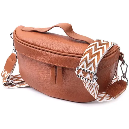 Кожаная женская сумка Vintage 24х16х6 см sum0026606 - фото 1