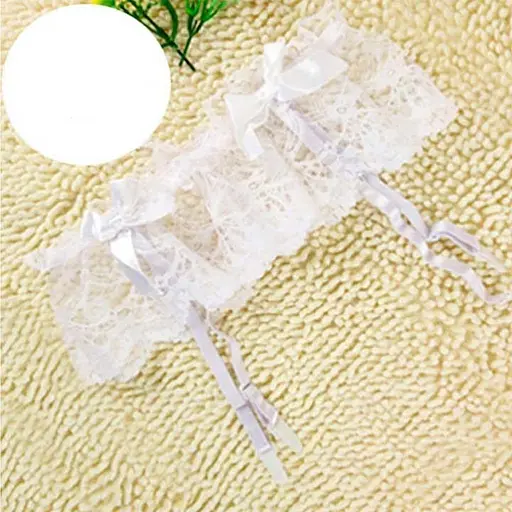 Стрінги з мереживом та поясом для панчох S/M K0740-3 - фото 3