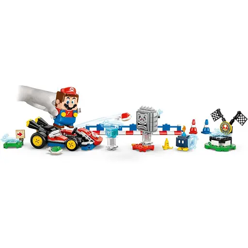 Конструктор LEGO Super Mario Mario Kart Interactive LEGO Mario та Standard Kart 278 деталей (72043) - фото 8