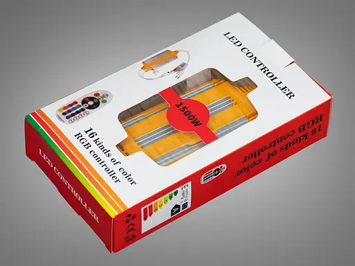 Конектор-контролер з ДУ для стрічки 220V, RGB - фото 2