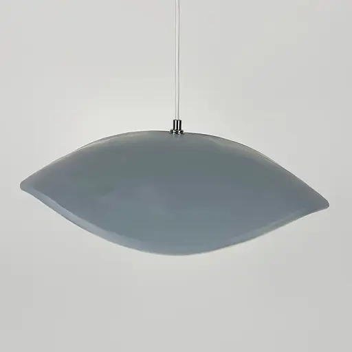 Подвесной светильник-цветок в серо-белом корпусе Ø 40х10 см | Line F | Ст. SGA31-280 Grey+White - фото 4