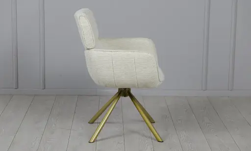 Стілець Артур з обертовим механізмом айворі - фото 4