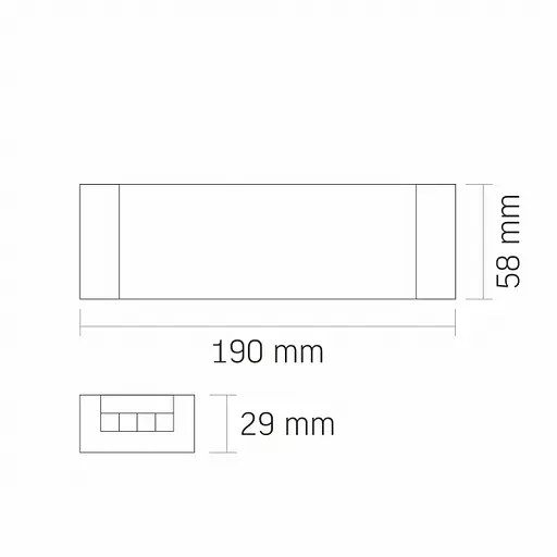 Блок живлення для LED стрічки VIDEX DC12V 16.6A 200W IP20 (VL-LST-P200-12V) - фото 7