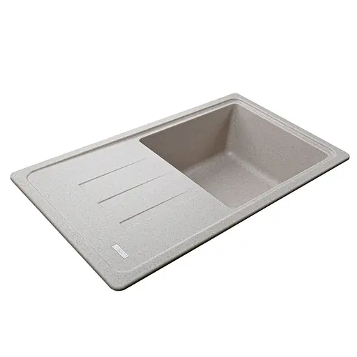 Кухонна мийка гранітна Globus Lux Lugano піщаний 780x435-А0004, Sand - фото 5