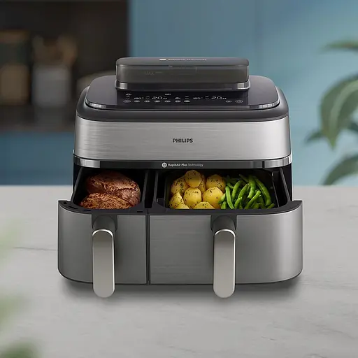 Мультипіч Philips Ovi Dual Steam з двома кошиками 5000 (NA555/00) - фото 9