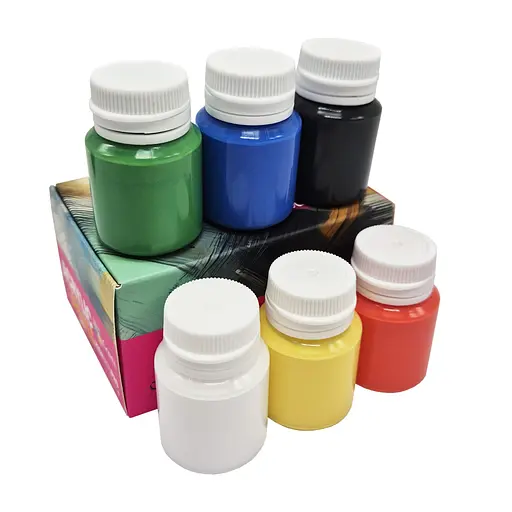 Набір акрилових фарб Art Craft 5081-AC 6 штук по 20 мл - фото 2