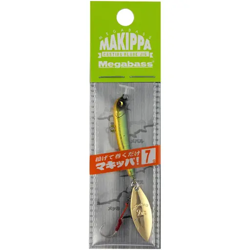 Тейл-спінер Megabass Makippa 7.0g Green Gold - фото 2