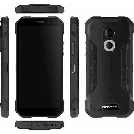 Захищений смартфон Doogee S51 4/64GB, АКБ 5 180мАг Black - фото 3