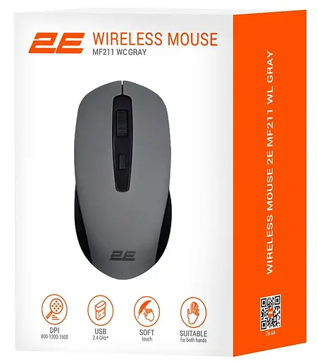 Беспроводная мышь 2E MF211 WL Wireless Gray (2E-MF211WC) - фото 5