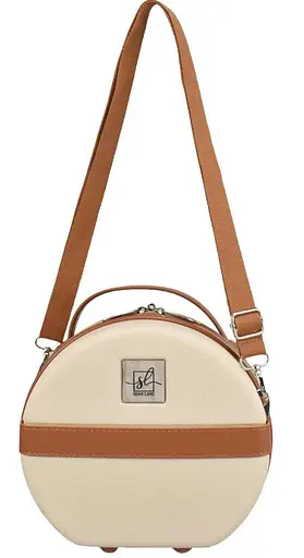 Бьюті-кейс Semi Line 5L Ecru/Brown (T5670-1) (DAS302665) - фото 3