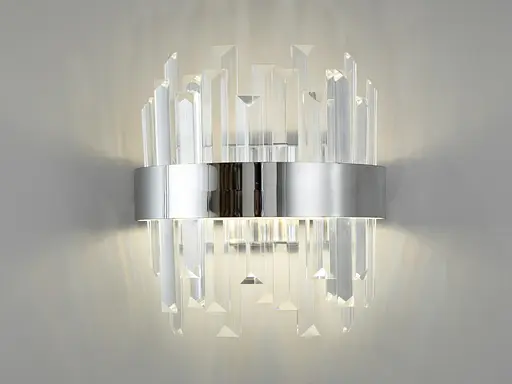 Настінний світильник нічник, 18 Вт, хром - фото 1