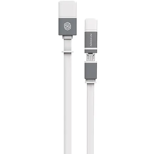 NILLKIN Plus Cable II - 1M White 120см Lightning/Micro USB (6274423)