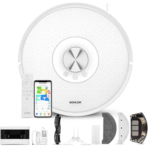 Робот-пылесос Sencor 400 Вт НЕРА белый