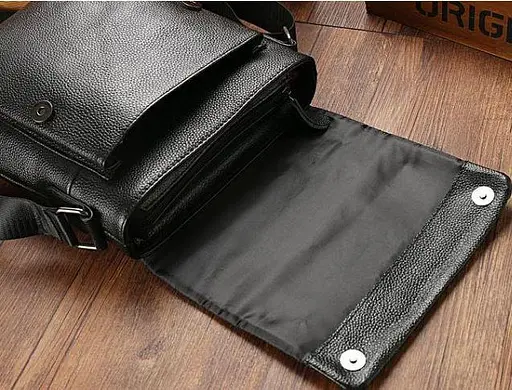 Сумка-месенджер шкіряна TIDING BAG 000305389 - фото 7