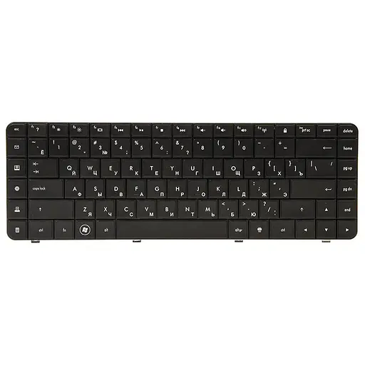 Клавiатура для ноутбука HP Presario CQ56, CQ62, G56 чoрний, чoрний фрейм
