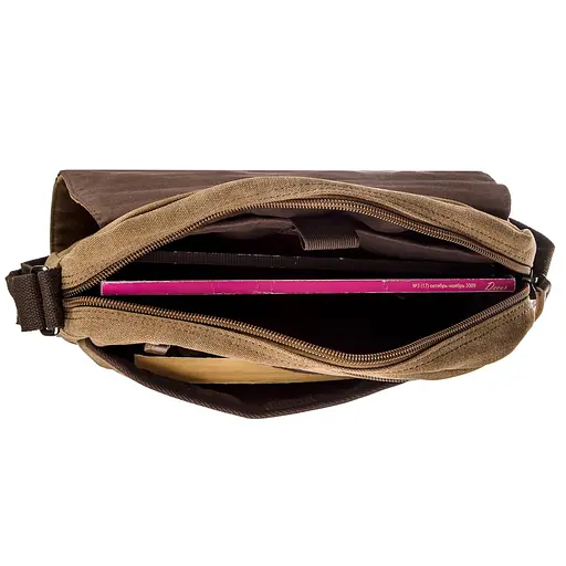 Сумка текстильна Vintage 37х30х3.5 см sum0012208 - фото 4