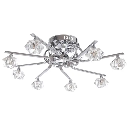 Люстра потолочная Brille галогенная G9 40W CH (BR-372C/8)